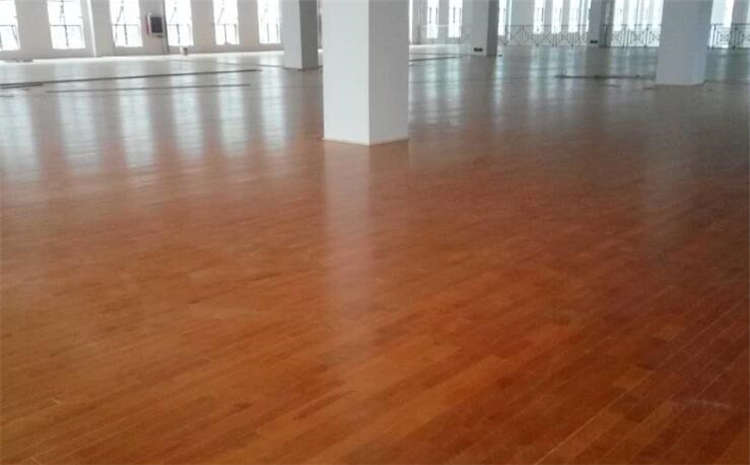 蘭州硬木企口體育木地板結構